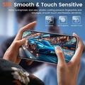 Proteggi Schermo in Vetro Temperato a Copertura Totale Privacy per iPhone 18 - Bordo Nero