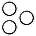 Protezione in ceramica per obiettivo della fotocamera iPhone 18 Pro/18 Pro Max PanzerGlass Hoops - Chiaro