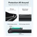 iPhone 18 Pro/17 Pro ESR Classic Hybrid Kickstand MagSafe Case - Nero / Trasparente