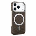 Custodia magnetica sottile in fibra di carbonio per iPhone 18 Pro/17 Pro