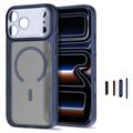Custodia ibrida Tech-Protect MagPrime MagSafe CC per iPhone 18 Pro/17 Pro - Blu opaco