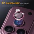 Protezione per l\'obiettivo della fotocamera Northjo Glitter per iPhone 18 Pro/18 Pro Max