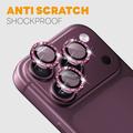 Protezione per l\'obiettivo della fotocamera Northjo Glitter per iPhone 18 Pro/18 Pro Max