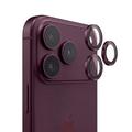 Obiettivo della fotocamera iPhone 18 Pro/18 Pro Max Tech-Protect Camring Fit+ - Borgogna