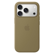 Custodia in Silicone per iPhone 18 Pro Apple con MagSafe MK8V4ZM/A - Verde oliva