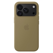 Custodia in Silicone per iPhone 18 Pro Apple con MagSafe MK8V4ZM/A - Verde oliva