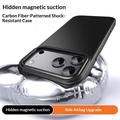 Custodia ibrida in fibra di carbonio per iPhone 18 Pro - Compatibile con MagSafe - Nera