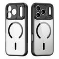 Custodia ibrida Dux Ducis Aimo compatibile con MagSafe per iPhone 18 Pro - Nera