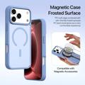 Custodia in pelle a portafoglio con copertura magnetica Dux Ducis Lawa per iPhone 18 Pro - Baby Blu