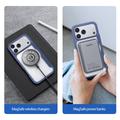 Custodia magnetica flip Dux Ducis Skin X Pro per iPhone 18 Pro - Blu