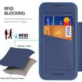 Custodia magnetica flip Dux Ducis Skin X Pro per iPhone 18 Pro - Blu