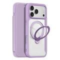 Custodia magnetica flip Dux Ducis Skin X Pro per iPhone 18 Pro - Viola