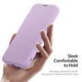 Custodia magnetica flip Dux Ducis Skin X Pro per iPhone 18 Pro - Viola
