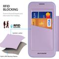 Custodia magnetica flip Dux Ducis Skin X Pro per iPhone 18 Pro - Viola