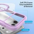 Custodia magnetica flip Dux Ducis Skin X Pro per iPhone 18 Pro - Viola