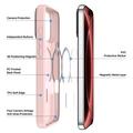 Custodia ibrida per iPhone 18 Pro Dux Ducis Yind - Compatibile con MagSafe - Rosa Chiaro