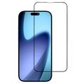 iPhone 18 Pro Protezione dello schermo in vetro temperato a copertura totale - 9H - Bordo nero