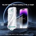 iPhone 18 Pro HD Protezione dello schermo in vetro temperato con strumento di rimozione automatica della polvere - 9H