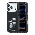 Custodia MagSafe per iPhone 18 Pro Karl Lagerfeld Semi Wrap Smooth Sketch Bodies - Nera