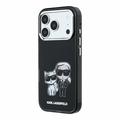 Custodia MagSafe per iPhone 18 Pro Karl Lagerfeld Semi Wrap Smooth Sketch Bodies - Nera