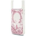 Custodia MagSafe Guess Resin Bottom Glitter per iPhone 18 Pro Max/17 Pro Max - Rosa