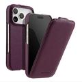 Custodia magnetica verticale a ribalta MELKCO per iPhone 18 Pro Max/17 Pro Max - Viola