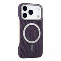 Custodia magnetica sottile in fibra di carbonio per iPhone 18 Pro Max/17 Pro Max