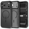 Custodia ibrida Tech-Protect MagPrime MagSafe CC per iPhone 18 Pro Max/17 Pro Max - Nero opaco