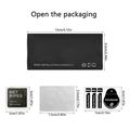 Set di protezione MagSafe 4 in 1 per iPhone 18 Pro Max con porta carte - Nero