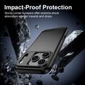 Custodia in TPU spazzolato per iPhone 18 Pro Max - Fibra di Carbonio