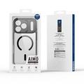 Custodia ibrida Dux Ducis Aimo compatibile con MagSafe per iPhone 18 Pro Max - Nera