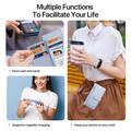 Custodia in pelle a portafoglio con copertura magnetica Dux Ducis Lawa per iPhone 18 Pro Max - Baby Blu