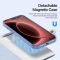Custodia in pelle a portafoglio con copertura magnetica Dux Ducis Lawa per iPhone 18 Pro Max - Baby Blu