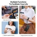 Custodia in pelle a portafoglio con copertura magnetica Dux Ducis Lawa per iPhone 18 Pro Max