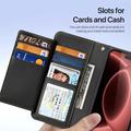 Custodia in pelle a portafoglio con copertura magnetica Dux Ducis Lawa per iPhone 18 Pro Max