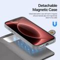 Custodia in pelle a portafoglio con copertura magnetica Dux Ducis Lawa per iPhone 18 Pro Max - Grigia