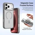 Custodia in pelle a portafoglio con copertura magnetica Dux Ducis Lawa per iPhone 18 Pro Max - Grigia
