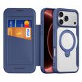 Custodia magnetica flip Dux Ducis Skin X Pro per iPhone 18 Pro Max - Blu