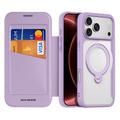 Custodia magnetica flip Dux Ducis Skin X Pro per iPhone 18 Pro Max - Viola