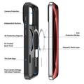 Custodia ibrida per iPhone 18 Pro Max Dux Ducis Yind - Compatibile con MagSafe - Nera