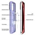 Custodia ibrida per iPhone 18 Pro Max Dux Ducis Yind - Compatibile con MagSafe - Viola Chiaro