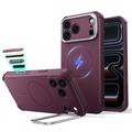 Custodia ibrida MagSafe iPhone 18 Pro Max/17 Pro Max ESR Cyber Tough Kickstand
