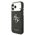 Custodia per iPhone 18 Pro Max Guess 4G Metal Logo Gold Frame