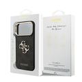Custodia per iPhone 18 Pro Max Guess 4G Metal Logo Gold Frame