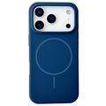 Custodia in silicone liquido per iPhone 18 Pro Max - Compatibile con MagSafe - Blu scuro