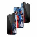 Proteggi schermo privacy iPhone 18 Pro Max PanzerGlass Ultra-Wide Fit EasyAligner 2-Way - 9H - Bordo nero