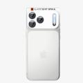 iPhone 18 Pro Max Spigen Glas.tR Ez Fit Optik Pro XL Protezione obiettivo fotocamera - Azzurro