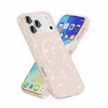 Custodia Ibrida Serie Stylish Glitter per iPhone 18 Pro Max - Compatibile con MagSafe - Color Oro