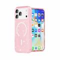 Custodia Ibrida Serie Stylish Glitter per iPhone 18 Pro Max - Compatibile con MagSafe - Rosa