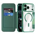 Custodia a libro magnetica elegante per iPhone 18 Pro Max con scomparti per carte RFID